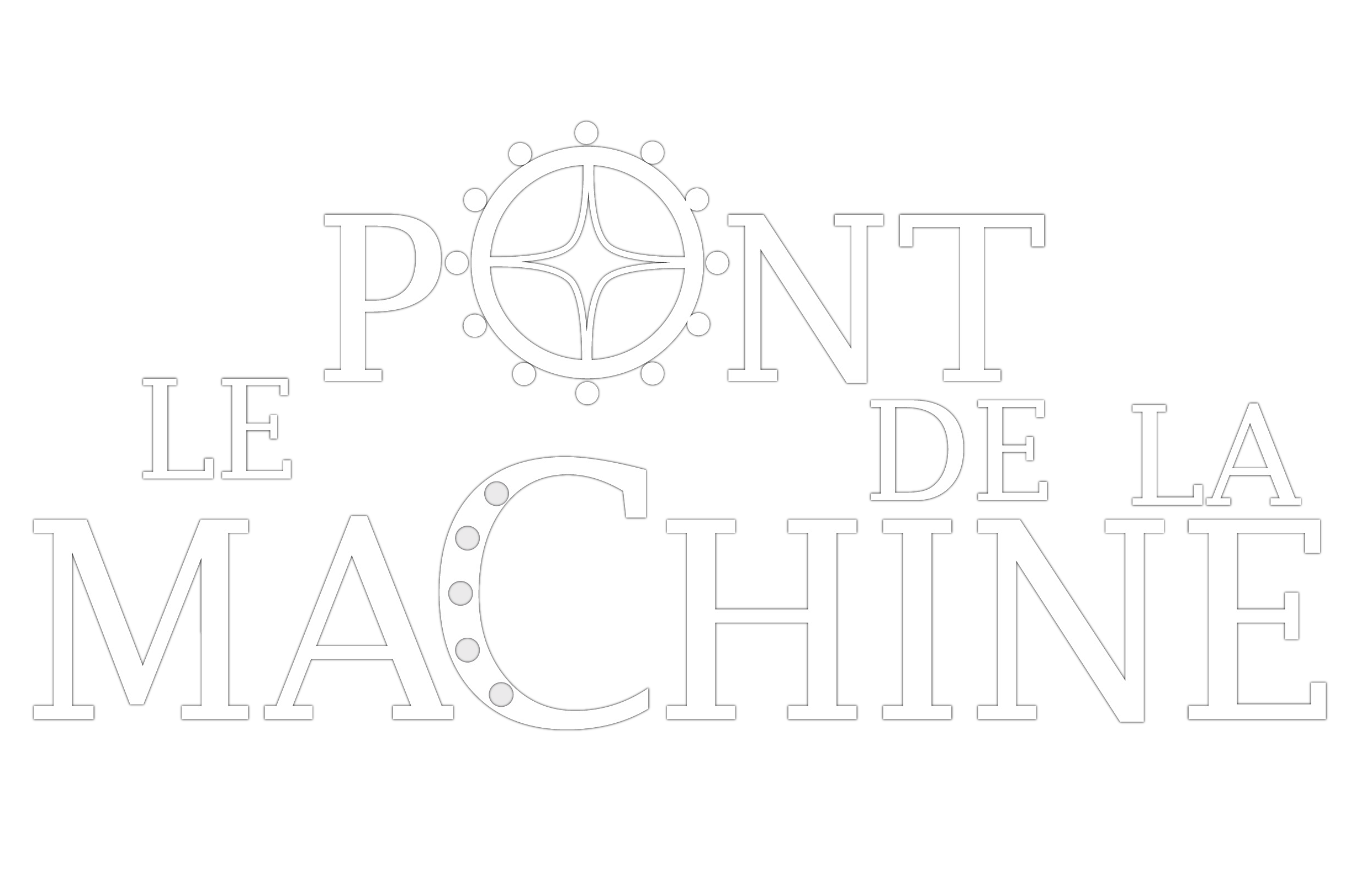 Typogramme du projet Pont de la Machine