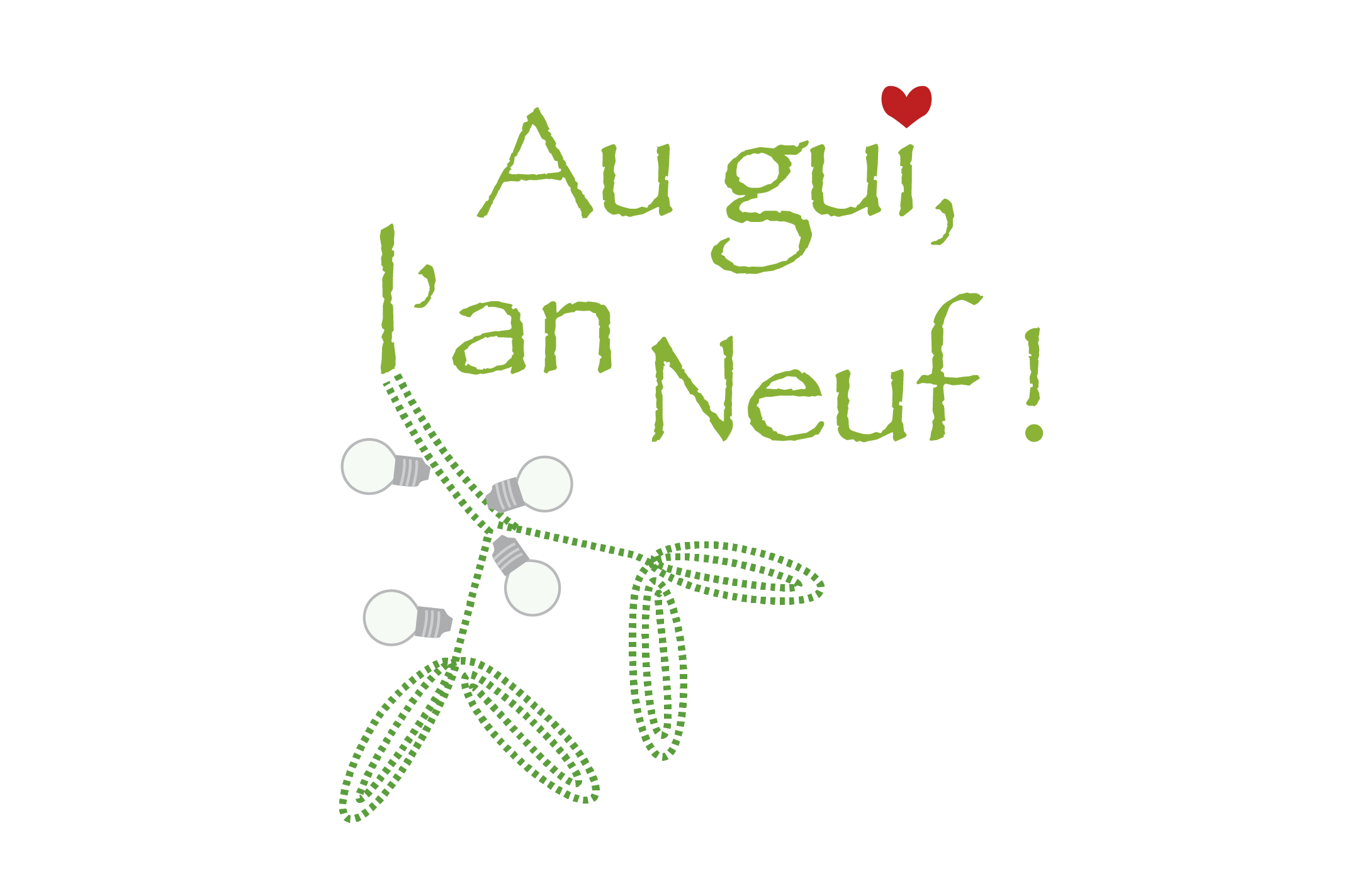 Typogramme du projet Au Gui l'An Neuf