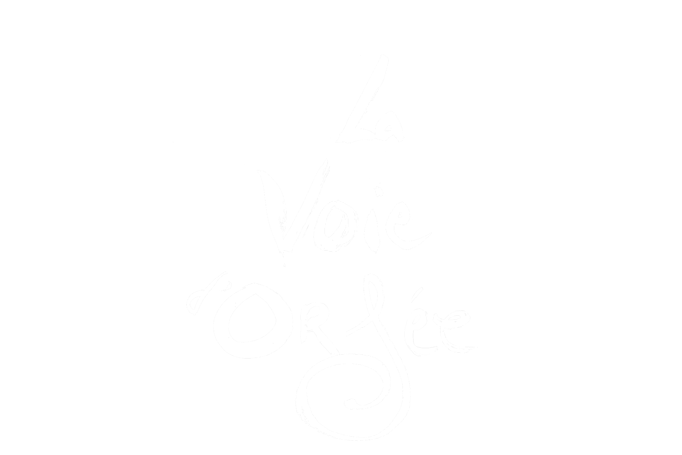 Typogramme du projet La Voie d’Orfée